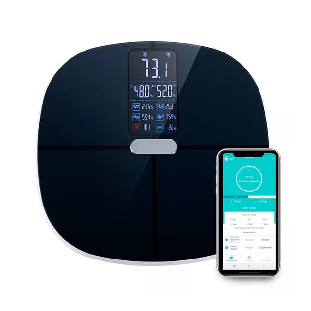 Весы, Kitfort, КТ-809, Материал корпуса / платформы пластик, Максимальная нагрузка 180 кг, Точность измерения (шаг деления) 100 г, Единицы измерения килограммы, Цвет Чёрный