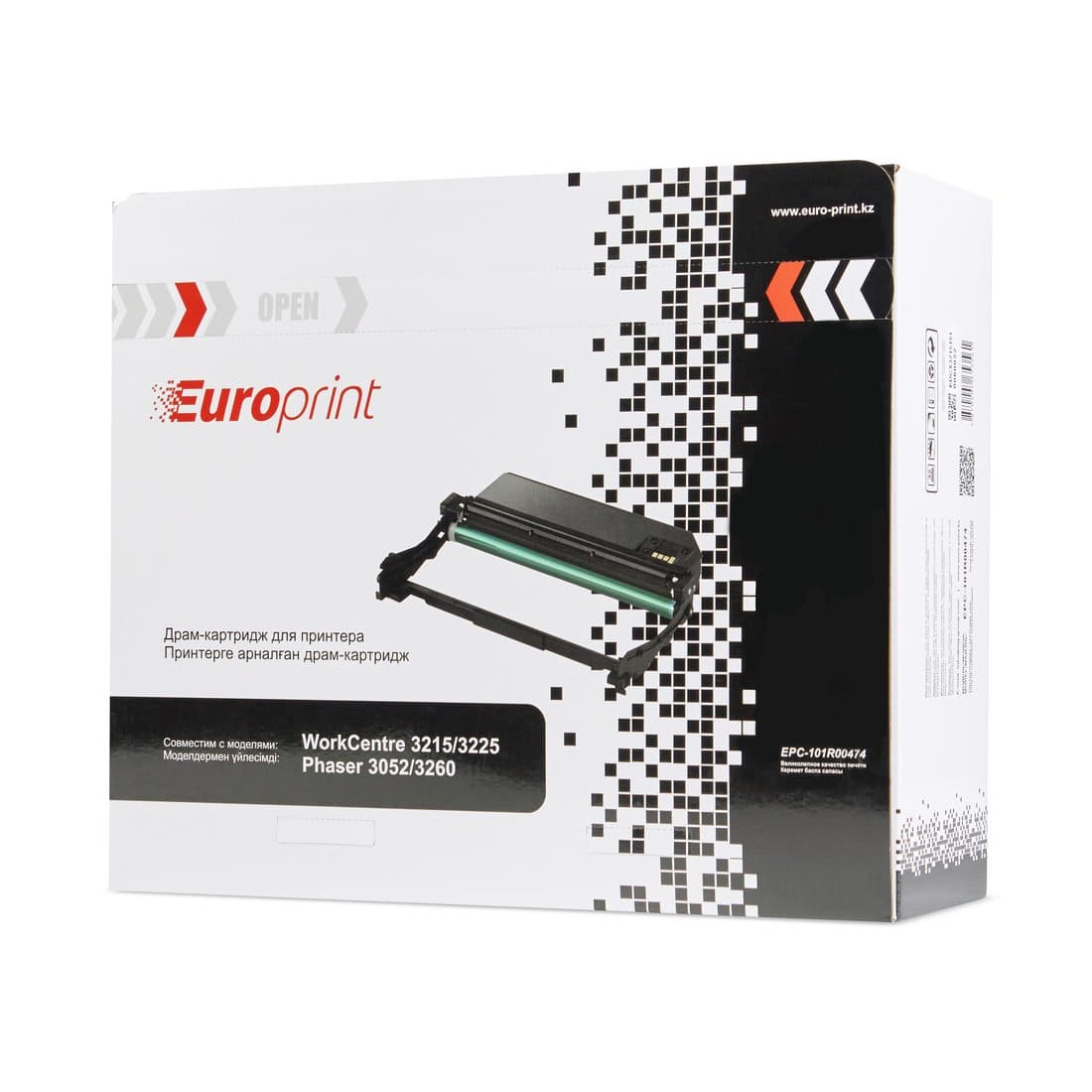 Драм-картридж, Europrint, EPC-101R00474, Для принтеров Xerox Phaser 3052NI/3260DNI, WorkCentre 3225DNI/3215NI, 10 000 страниц (А4)