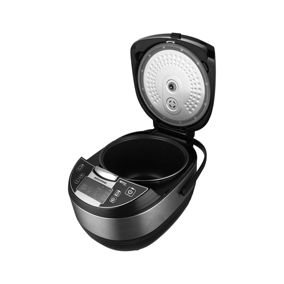 Мультиварка, Redmond, RMC-M4516, 860 Вт, Автоматических программ 14, Покрытие чаши антипригарное DAIKIN, Объем чаши 5 л, Полезный объем чаши 3,5 л, Дисплей LED, Черный