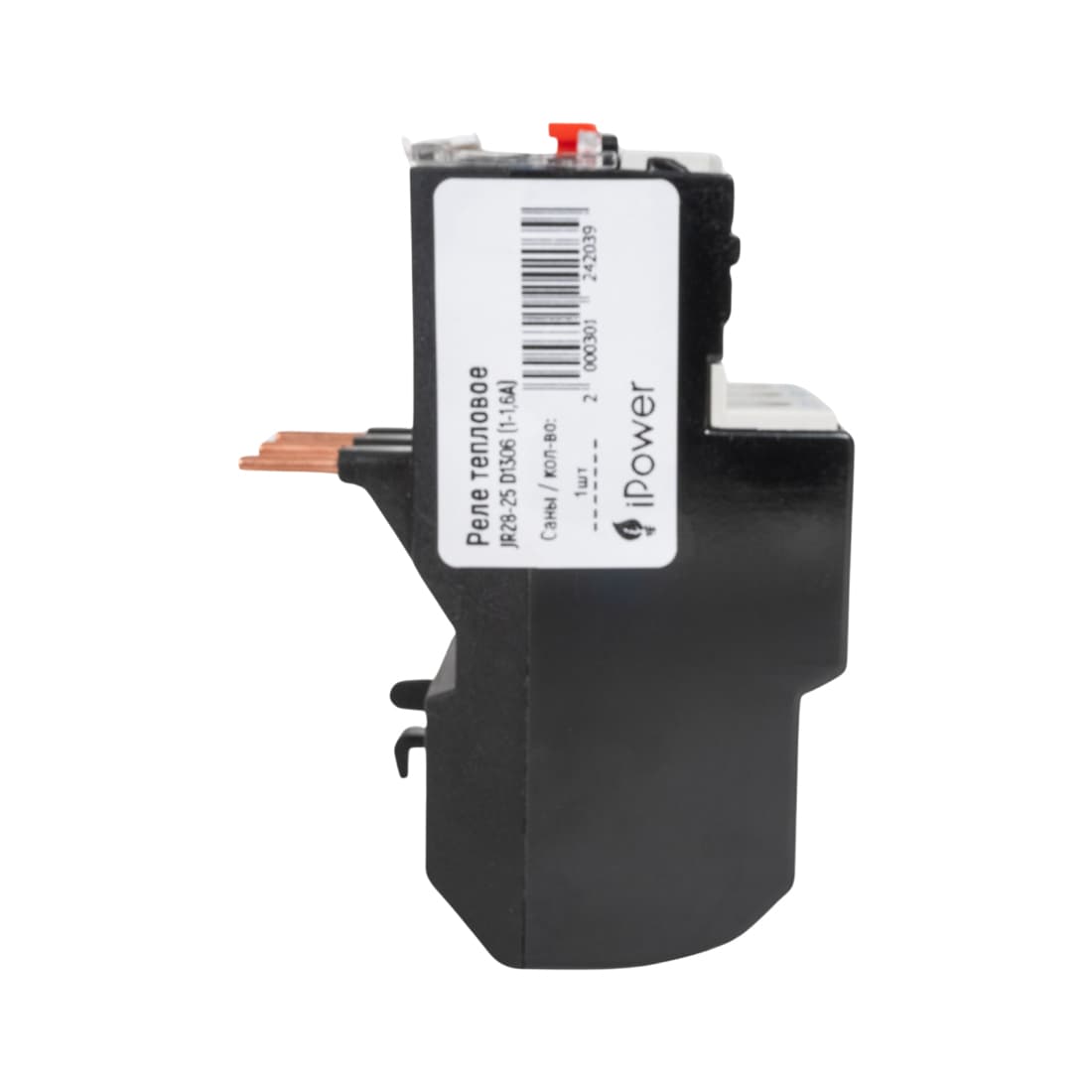 Реле тепловое, iPower, JR28-25 D1306 (1-1,6А)