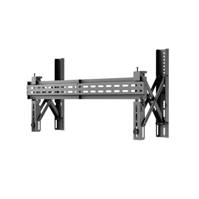 Кронштейн для видеостен, Brateck, LVW02E-48T, Макс. нагрузка - 70 кг, Диагональ экрана 37"-70", Профиль 78-220 мм., Угол наклона -3°+3°,Чёрный