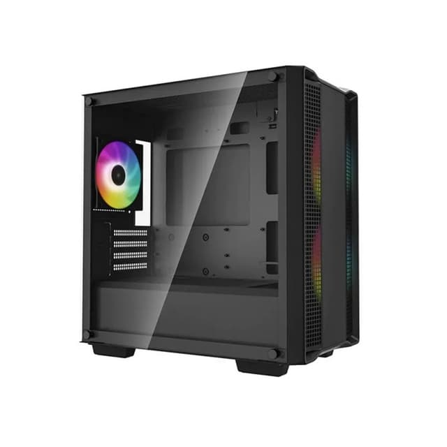 Компьютерный корпус, Deepcool, CC360 ARGB R-CC360-BKAPM3-G-1, Mini-ITX/Micro ATX, USB 3.0/2.0, HD-Audio+Mic, Кулер 3*120мм ARGB, Высота процессорного кулера до 165мм, Длина VGA до 320мм, 2*3.5"/2+1*2.5", Толщина 0,5мм, 418x215x431мм, Без Б/П, Чёрный