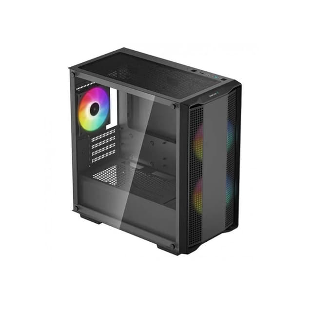 Компьютерный корпус, Deepcool, CC360 ARGB R-CC360-BKAPM3-G-1, Mini-ITX/Micro ATX, USB 3.0/2.0, HD-Audio+Mic, Кулер 3*120мм ARGB, Высота процессорного кулера до 165мм, Длина VGA до 320мм, 2*3.5"/2+1*2.5", Толщина 0,5мм, 418x215x431мм, Без Б/П, Чёрный