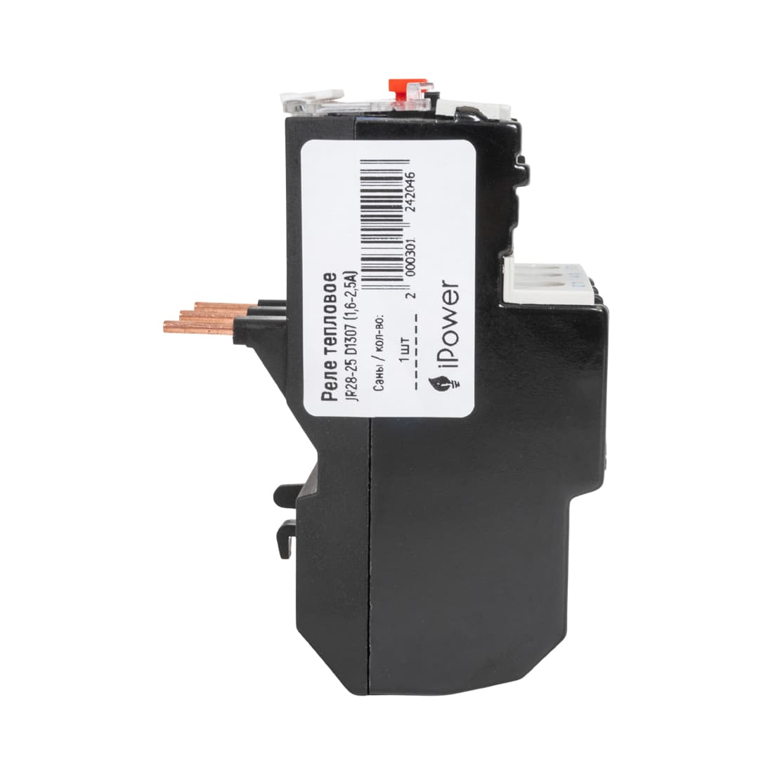 Реле тепловое, iPower, JR28-25 D1307 (1,6-2,5А)