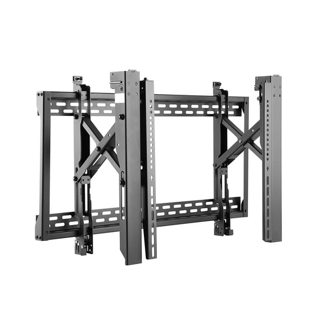 Кронштейн для видеостен, Brateck, LVW06-48T, Макс. нагрузка - 70 кг, Диагональ экрана 45"-80", Профиль 95-285 мм., Угол наклона -3°+3°, Угол поворота до -2°+4°, Уровень, Чёрный