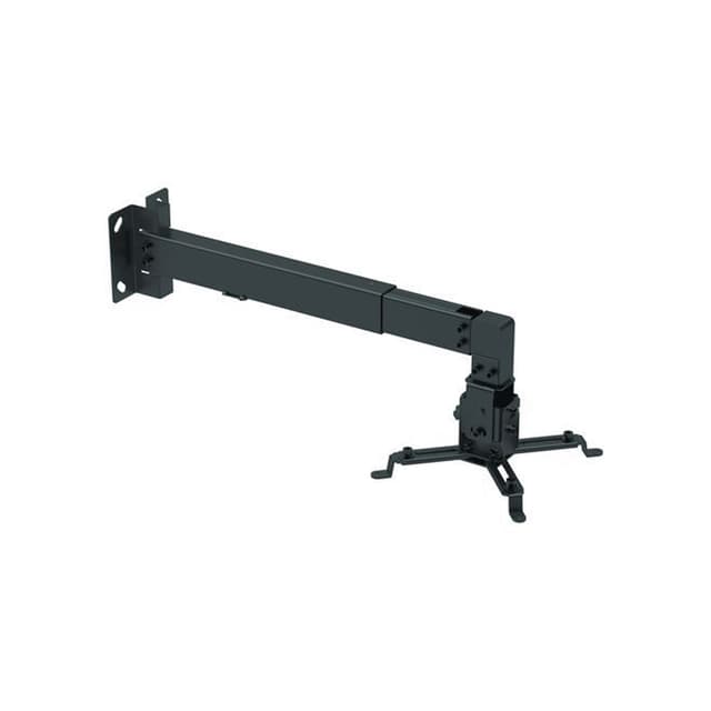 Кронштейн настенный, Brateck, PRB-2W, Макс. нагрузка - 20 кг, Для проекторов, Профиль 365-600 мм., Вращение до +/-8°, Угол наклона 15° вверх и 15° вниз, Черный