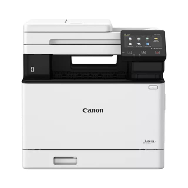 Цветное МФУ, Canon, i-SENSYS MF754CDW, 5455C023AA, Лазерное, A4, 33 стр./мин., Подача 300 листов, Двусторонний автоподатчик документов, Сенсорный дисплей 5", 1.2 ГГц CPU, 1 ГБ RAM, USB 2.0, Ethernet 10/100/1000, Wi-Fi