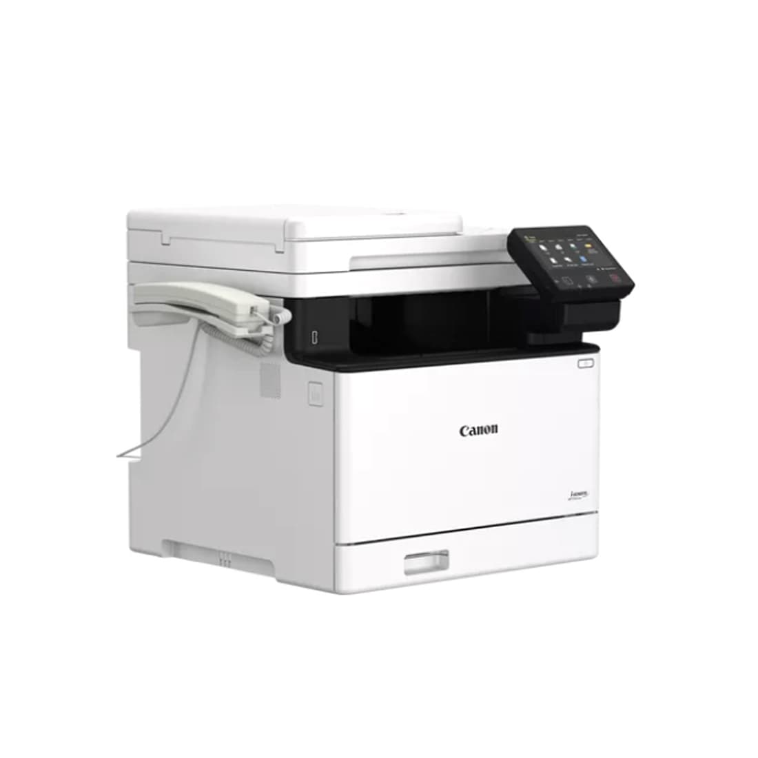 Цветное МФУ, Canon, i-SENSYS MF754CDW, 5455C023AA, Лазерное, A4, 33 стр./мин., Подача 300 листов, Двусторонний автоподатчик документов, Сенсорный дисплей 5", 1.2 ГГц CPU, 1 ГБ RAM, USB 2.0, Ethernet 10/100/1000, Wi-Fi