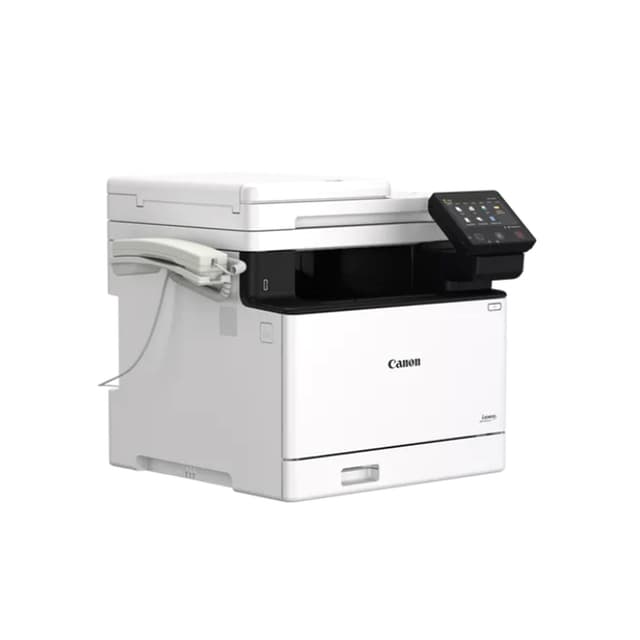 Цветное МФУ, Canon, i-SENSYS MF754CDW, 5455C023AA, Лазерное, A4, 33 стр./мин., Подача 300 листов, Двусторонний автоподатчик документов, Сенсорный дисплей 5", 1.2 ГГц CPU, 1 ГБ RAM, USB 2.0, Ethernet 10/100/1000, Wi-Fi