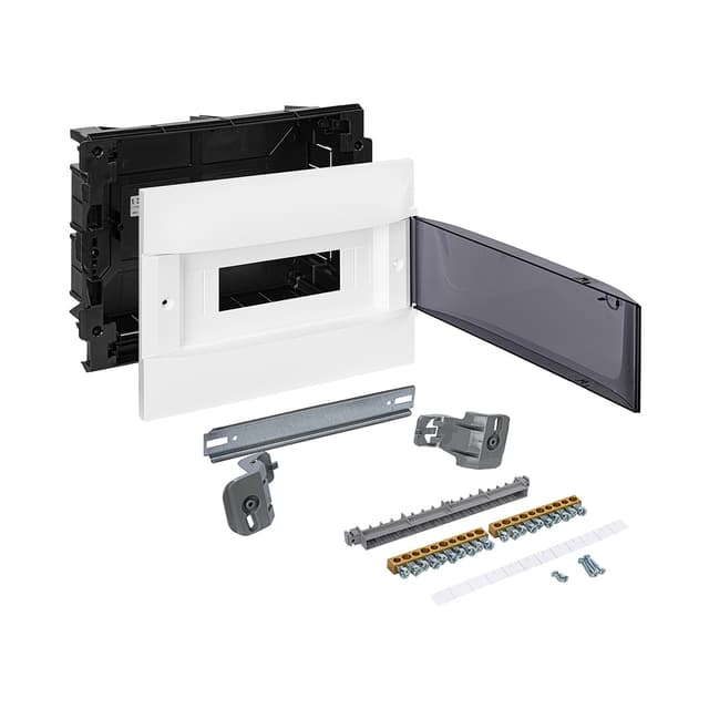 Щит встраиваемый, Legrand, 135551 Practibox S, 1х12 IP40 Дымчатая дверь