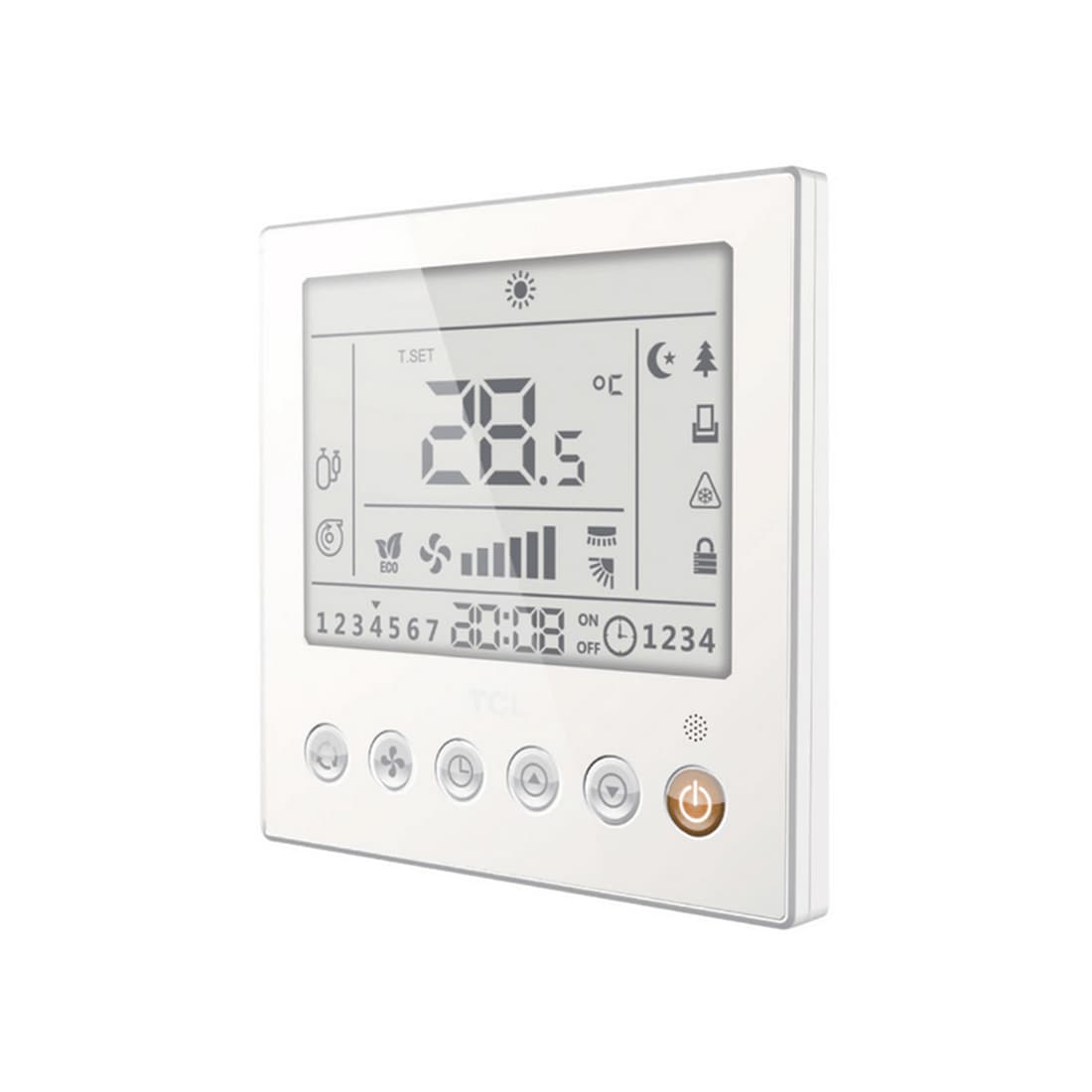 Кондиционер канальный, TCL, TCC-60D2HRA/DV7(02), Inverter, без соединительной инсталляции, Хладагент R410A, Комплект 2 кор. (состоит из внешнего и внутреннего блока), LED дисплей, Белый