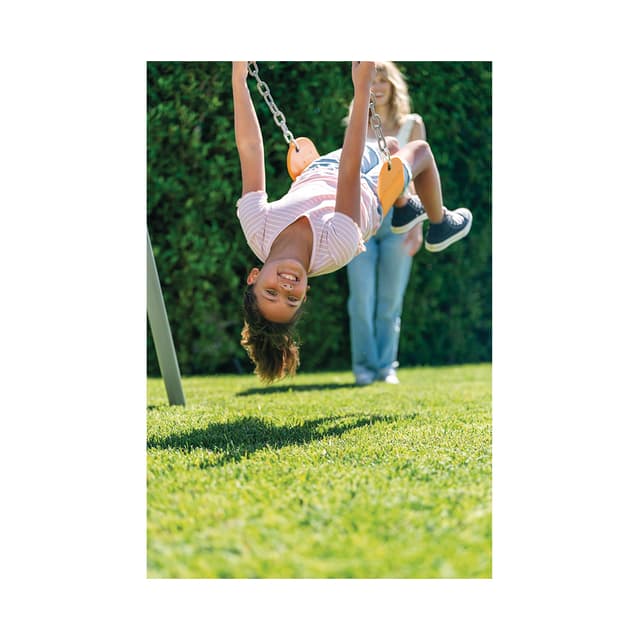 Качели детские, INTEX, 44114, Сталь/винил, 2 вида сидений в наборе, 1.5-10 лет, 170x235x200см, Серые, Цветная коробка