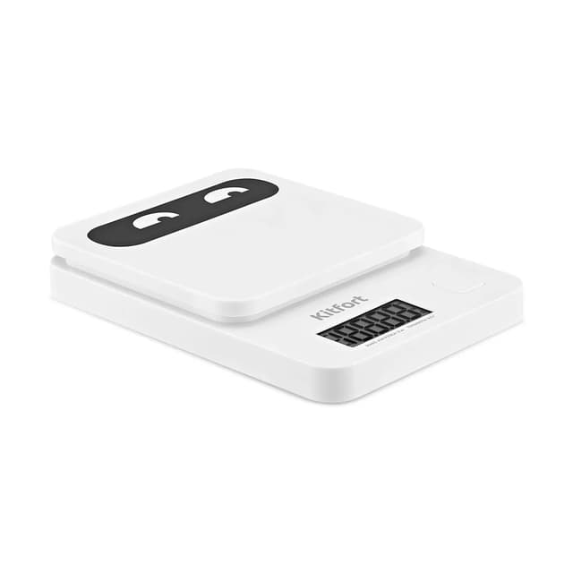 Весы кухонные, Kitfort, КТ-817-2, Мак вес 3 кг, Точность до 0.1г, Рабочий диапазон температур 0–150 °C, Питание от батареек 2 хААА, Белый