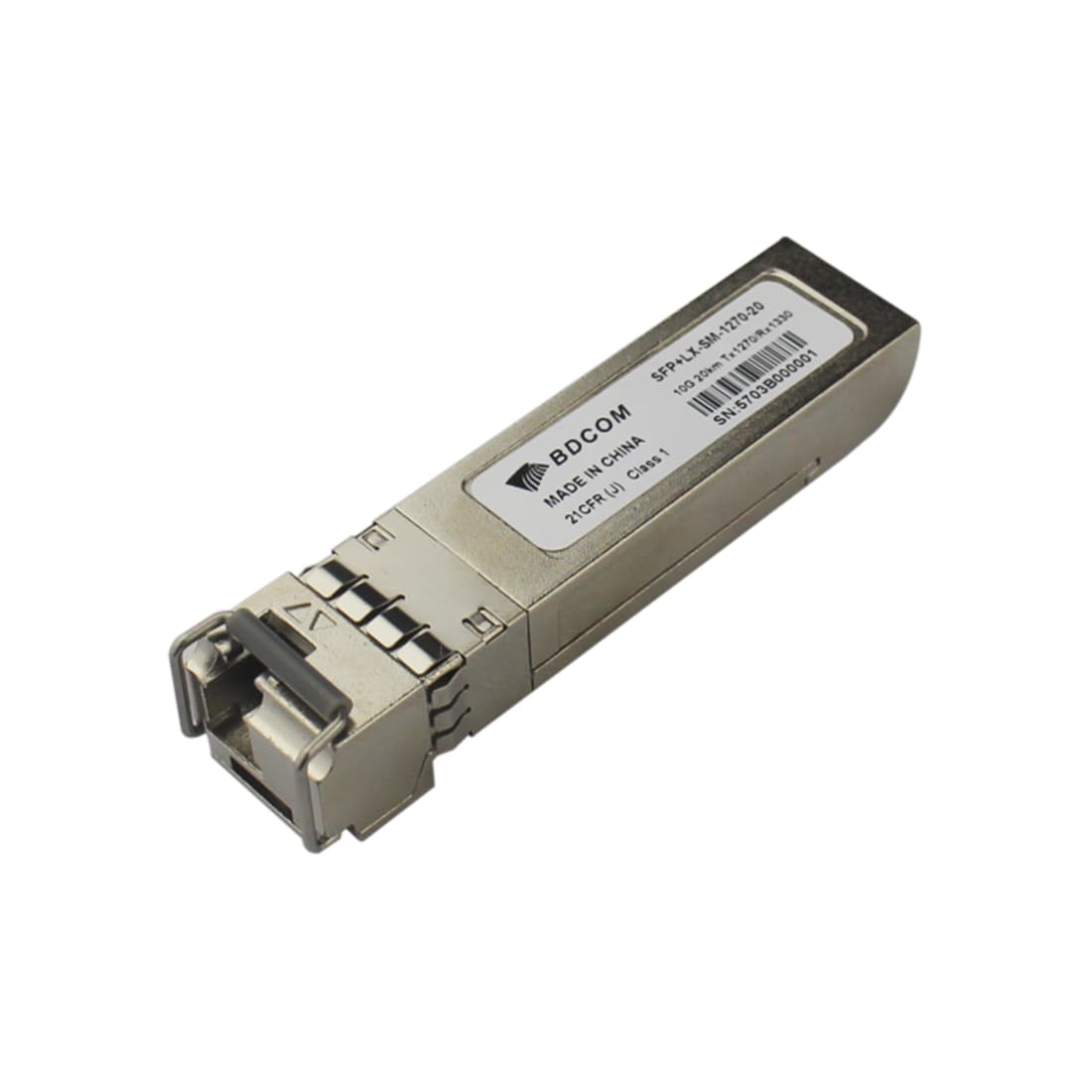 Трансивер, BDCOM, SFP+LX-SM-1270-20, SFP+, single-mode, WDM, 10GE, TX1270/RX1330, 20Кm, LC simplex