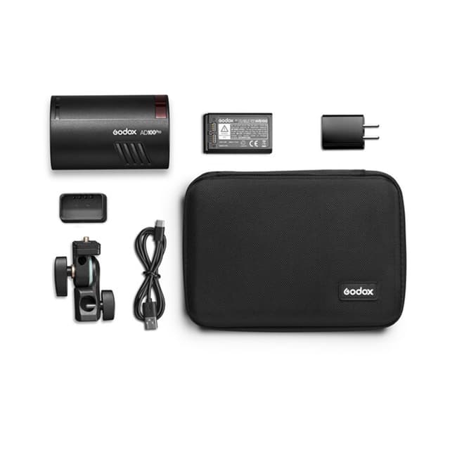 Вспышка, Godox, AD100PRO, TTL, Аккумулятор 2600 мАч, до 360 импульсов, перезардяка 0.01-1.5с, 1\8000 с
