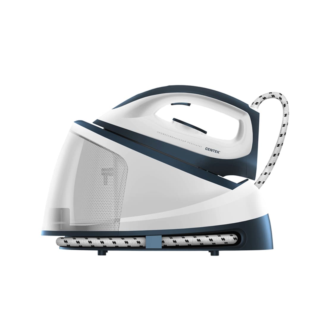 Парогенератор, Centek, CT-2302, 2400Вт, 7Бар, 120г/мин, 1.2л, Керамическая подошва, Помпа, Белый