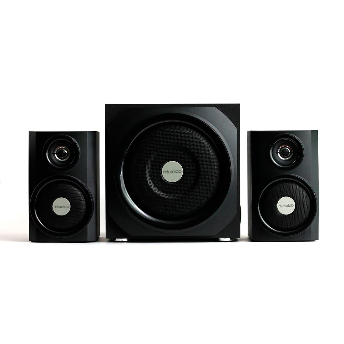 Акустическая система, Microlab, TMN9U, 2.1, 40Вт (12Вт*2+16Вт), Вход 3,5MiniJack, Выход 4RCA, Чёрный