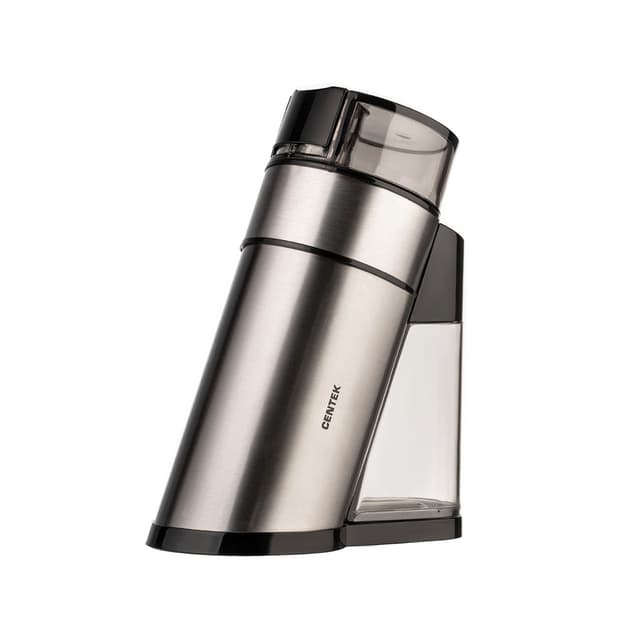 Кофемолка, Centek, CT-1359, Мощность 250 Вт, 70г, 7 чашек, Уникальная Форма, Прозрачная крышка, Сталь