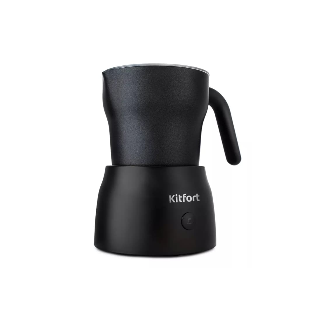 Капучинатор, Kitfort, КТ-710, Мощность 600 Вт, Ёмкость 730 мл, Пластиковый корпус, Горячее вспенивание, Холодное вспенивание, Подогрев, Черный