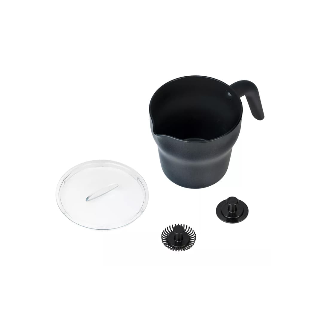 Капучинатор, Kitfort, КТ-710, Мощность 600 Вт, Ёмкость 730 мл, Пластиковый корпус, Горячее вспенивание, Холодное вспенивание, Подогрев, Черный