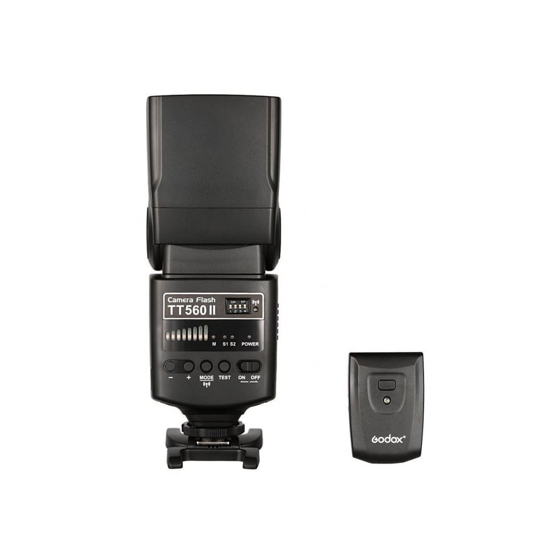 Вспышка, Godox, TT560II, 4 батарейки АА, ведущее число 33 (m ISO 100),