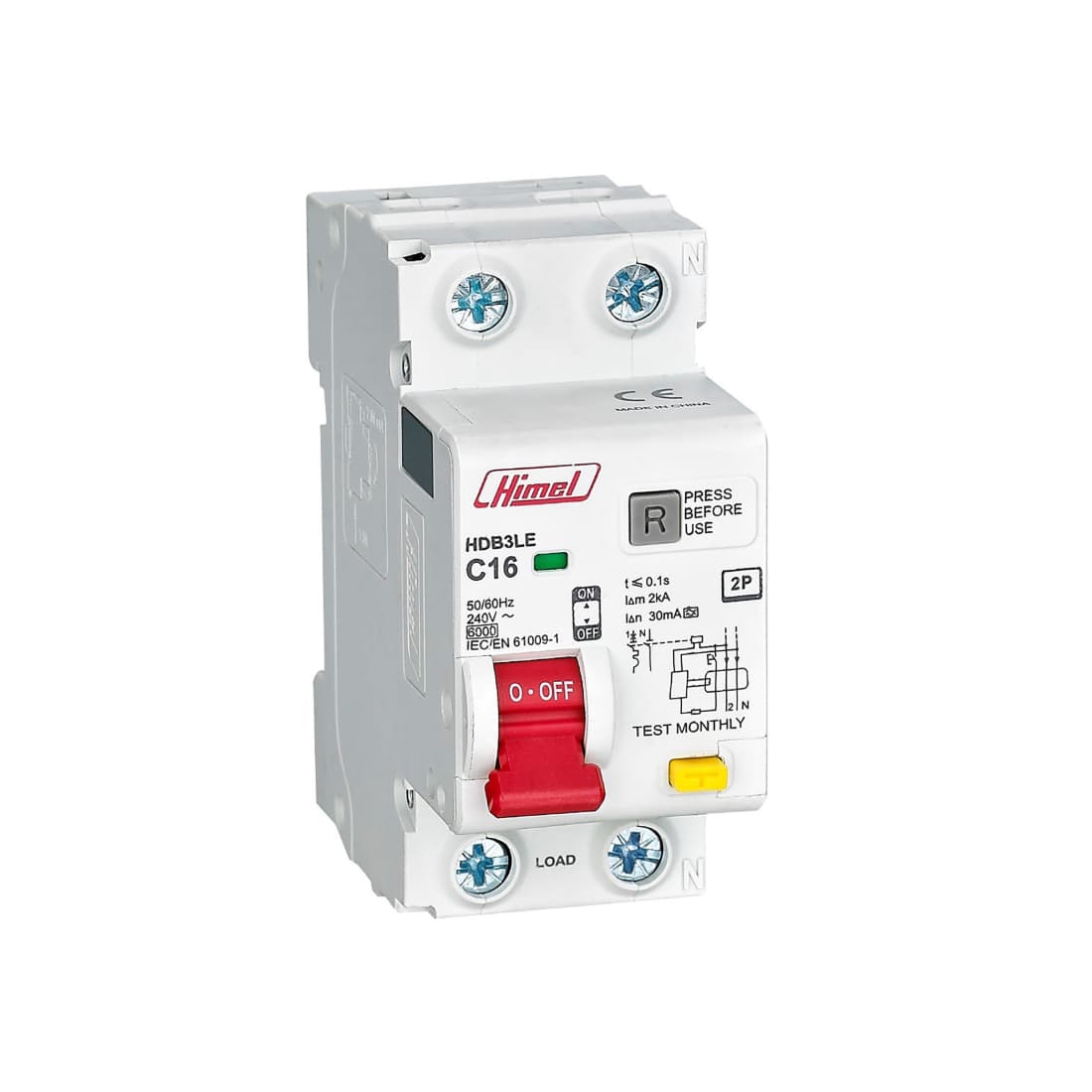 АВДТ, Himel, HBD3LE2C20, HDB3LE 2Р 20А 30мА AC