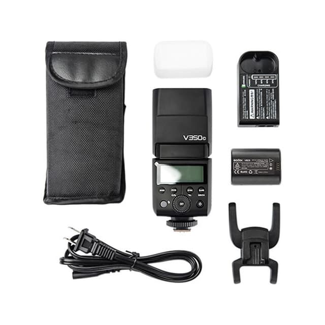 Вспышка, Godox, V350C, для Canon, аккумулятор 2000мАч, ведущее число 36 (m ISO 100), количество импульсов Более 500,