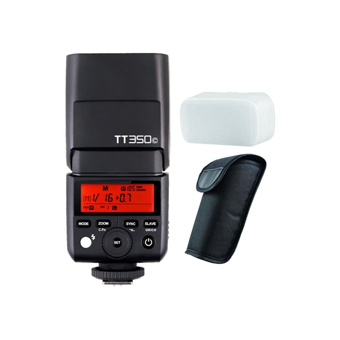Вспышка, Godox, TT350C, TTL для Canon, аккумулятор 2500мАч, ведущее число 36 (m ISO 100)