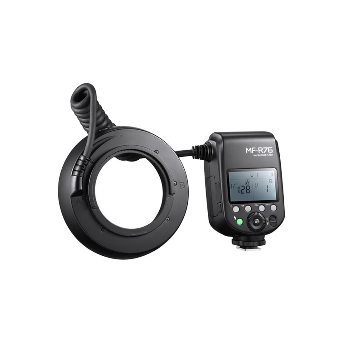 Вспышка для макросъемки, Godox, MF-R76C, TTL для Canon, ведущее число 45,9 при ISO 100
