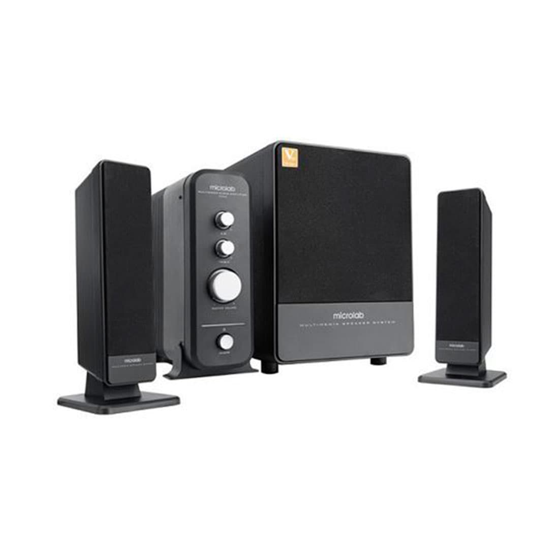 Акустическая система, Microlab, FC570BT, 60 Вт RMS (15 Вт х 2 + 30 Вт), 30-20 000 Гц, 2RCA, USB, Bluetooth 4,2, optical, coaxial, 2RCA, Черный