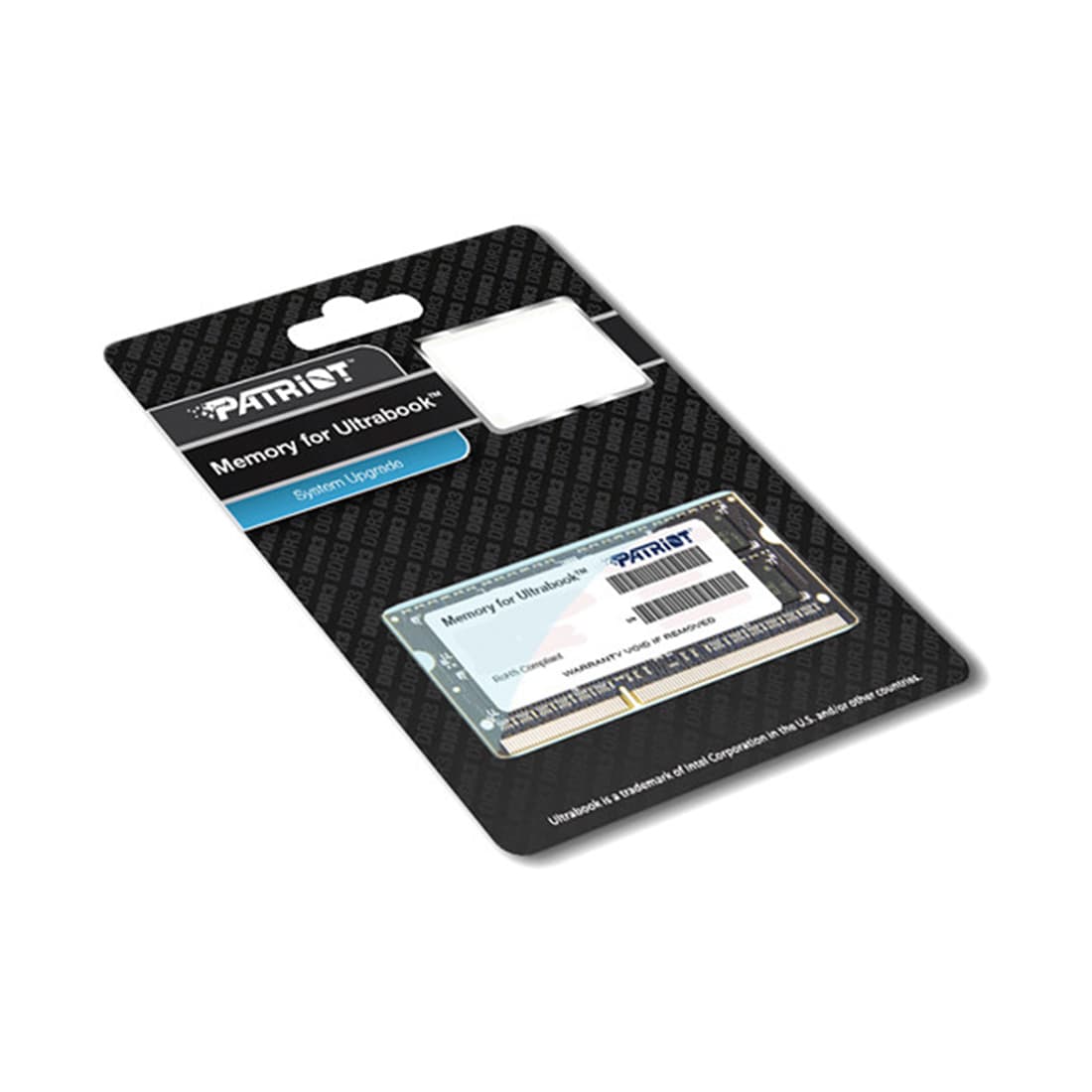 Модуль памяти для ноутбука, Patriot, SL PSD38G1600L2S DDR3, 8GB, SO-DIMM <PC3-12800/1600MHz>