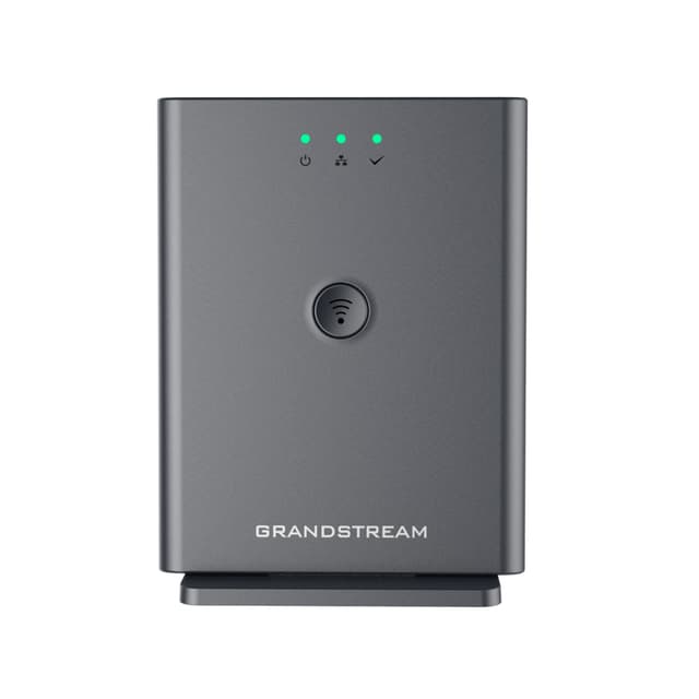 DECT IP базовая станция, Grandstream, DP752, 10 SIP-аккаунтов, 10 линий, 1x Ethernet 10/100 PoE, блок питания Micro-USB 5 В/1 А
