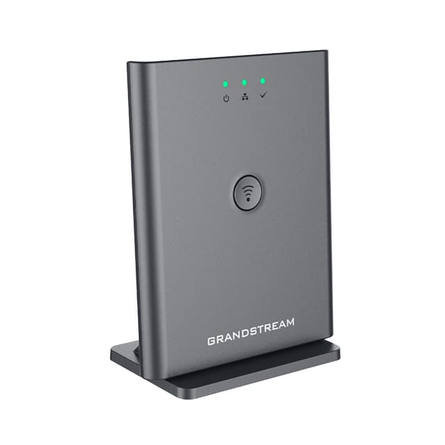 DECT IP базовая станция, Grandstream, DP752, 10 SIP-аккаунтов, 10 линий, 1x Ethernet 10/100 PoE, блок питания Micro-USB 5 В/1 А