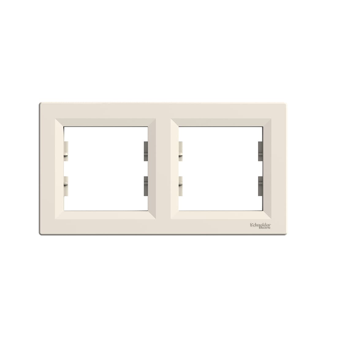 Рамка горизонтальная, SE, EPH5800223, Asfora 2 постовая кремовый