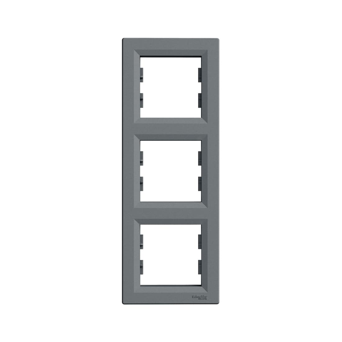 Рамка вертикальная, SE, EPH5810362, Asfora 3 постовая сталь