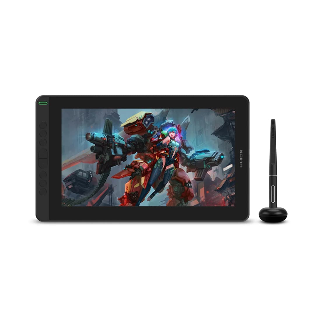 Графический планшет, Huion, Kamvas 13 Gen 3 (GS1333), Цифровая ручка:PW517, Технология пера:Пассивный электромагнитный резонанс (перо без батареи), Разрешение пера:5080 LPI, Чувствительность к давлению:8192уровня, Поддержка наклона:±60°, Чувствительная высота:10mm, Report Rate:266PPS, Точность:±0.5mmCenter ±3mmCorner, Клавиши:8 , черный