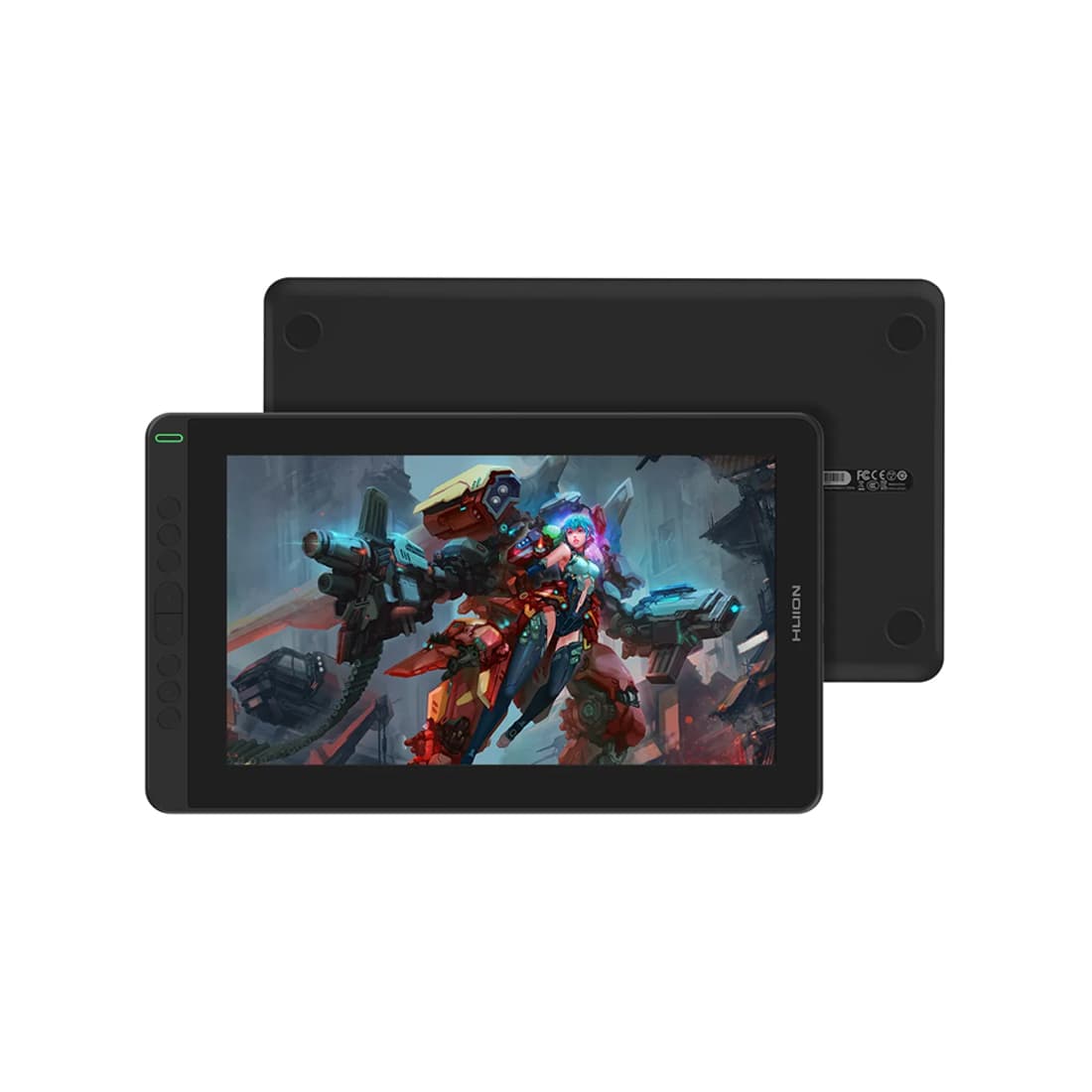 Графический планшет, Huion, Kamvas 13 Gen 3 (GS1333), Цифровая ручка:PW517, Технология пера:Пассивный электромагнитный резонанс (перо без батареи), Разрешение пера:5080 LPI, Чувствительность к давлению:8192уровня, Поддержка наклона:±60°, Чувствительная высота:10mm, Report Rate:266PPS, Точность:±0.5mmCenter ±3mmCorner, Клавиши:8 , черный