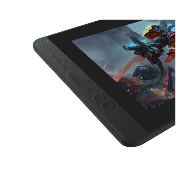 Графический планшет, Huion, Kamvas 13 Gen 3 (GS1333), Цифровая ручка:PW517, Технология пера:Пассивный электромагнитный резонанс (перо без батареи), Разрешение пера:5080 LPI, Чувствительность к давлению:8192уровня, Поддержка наклона:±60°, Чувствительная высота:10mm, Report Rate:266PPS, Точность:±0.5mmCenter ±3mmCorner, Клавиши:8 , черный