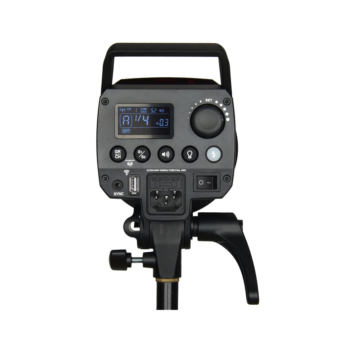 Импульсный свет, Godox, MS300V, ведущее число 58 при ISO 100, 300 Дж