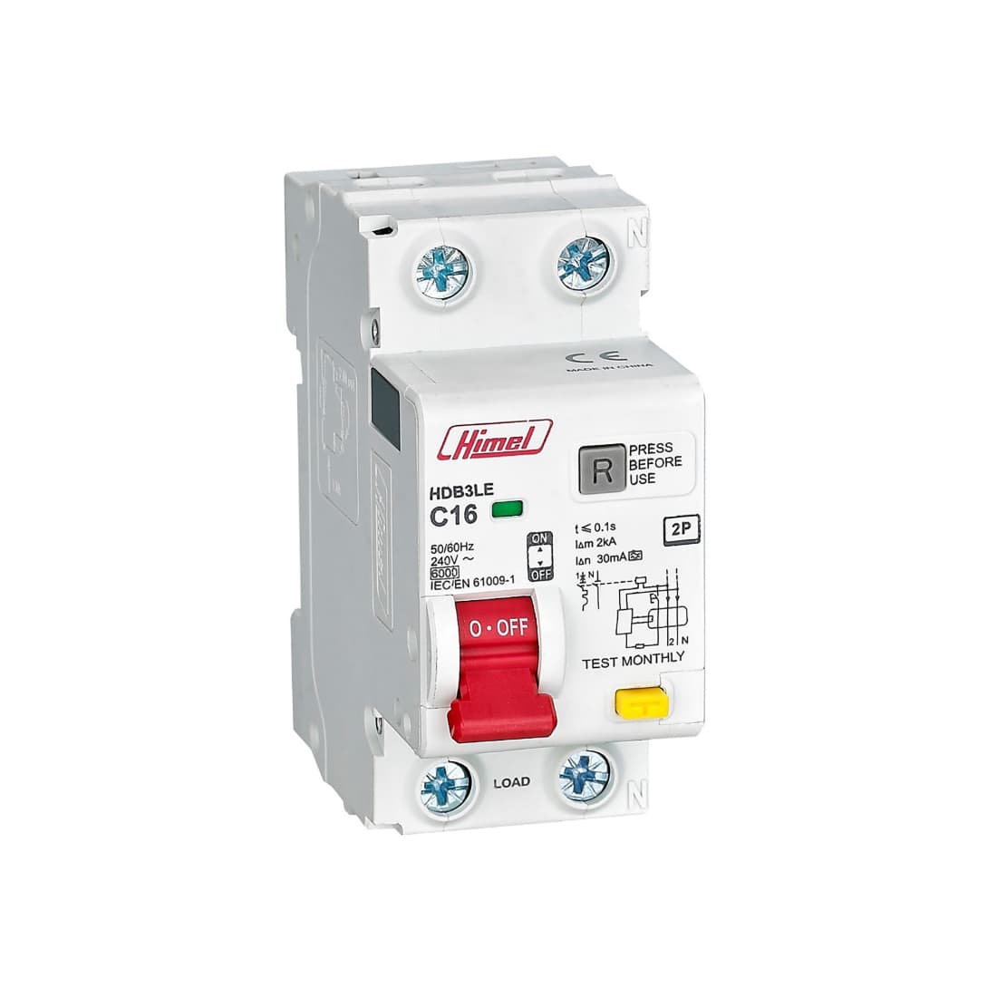 АВДТ, Himel, HBD3LE2C32, HDB3LE 2Р 32А 30мА AC