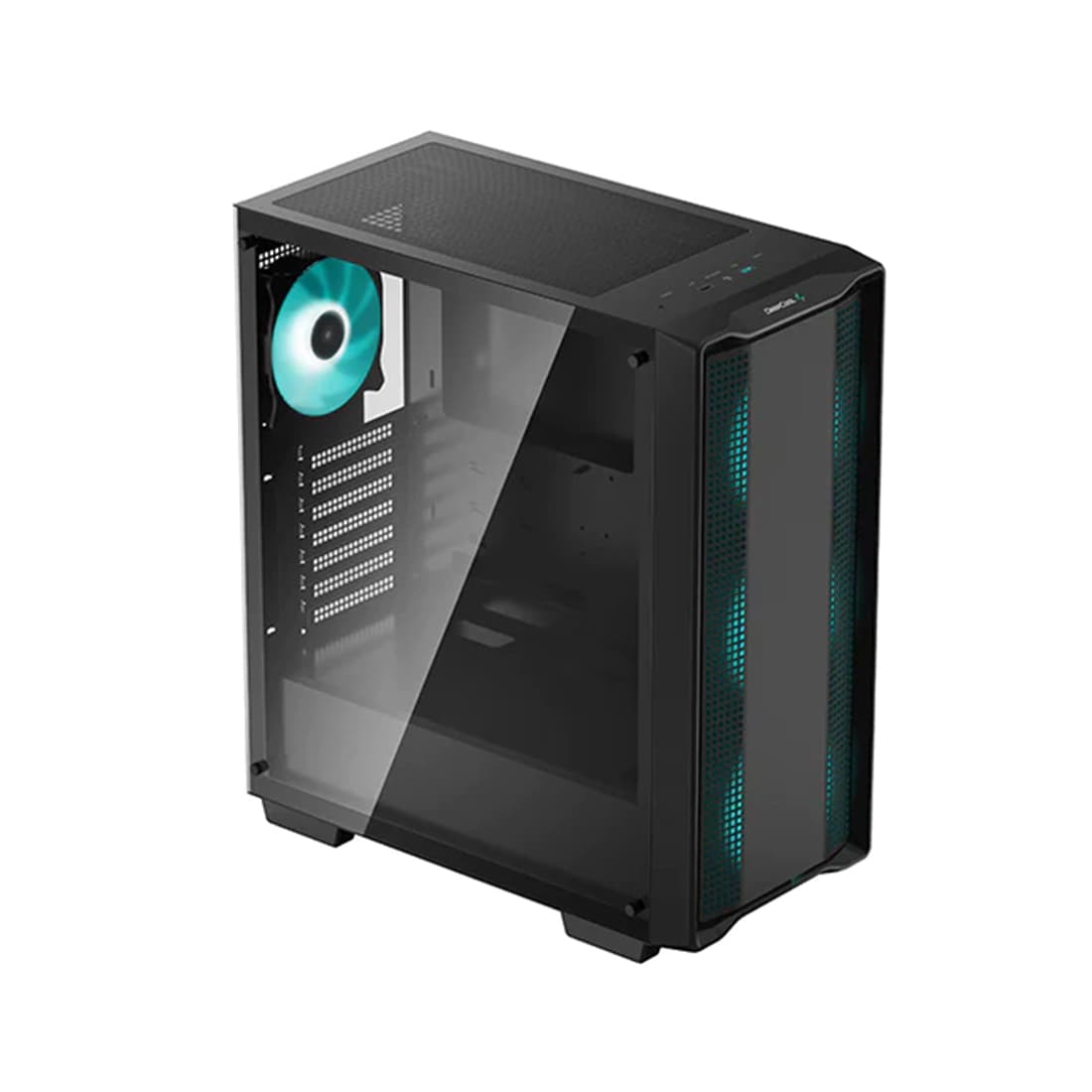 Компьютерный корпус, Deepcool, CC560 V2 R-CC560-BKGAA4-G-2, ATX/Micro ATX, USB 3.0*1/2.0*1, HD-Audio+Mic, 3*120mm Led Mint/1*120mm Led Mint , Высота процессорного кулера до 163мм, Длина VGA до 370мм, 2*3.5"/2+1*2.5", Слот 7, Сталь 0,6, 416x210x477мм, Без Б/П, Чёрный