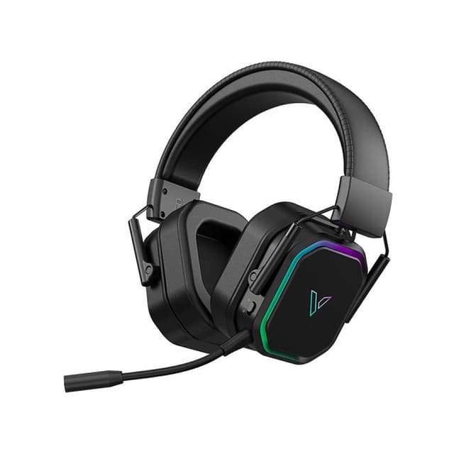 Гарнитура, Rapoo, VH850, Тип крепления: Дуговые, Микрофон, Беспроводные, Bluetooth 5.2, 2.4 GHz, RGB LED, Встроенная литиевая батарея, Время работы 17-466 часов, Игровые, Черный