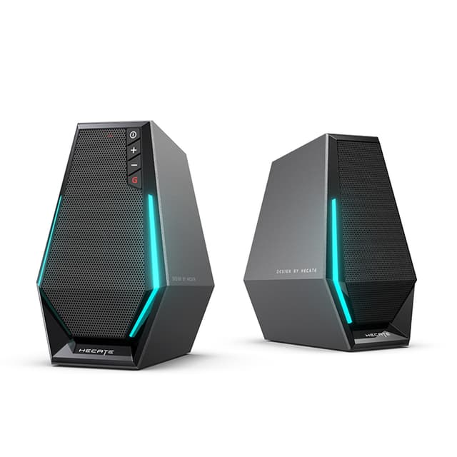 Колонки, Edifier, G1500, 2.0, 5Вт, Bluetooth 5.3, 3.5 Mini Jack, RGB, Эквалайзер, Регулятор громкости, Черный