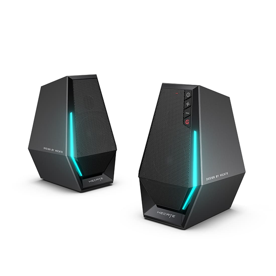 Колонки, Edifier, G1500, 2.0, 5Вт, Bluetooth 5.3, 3.5 Mini Jack, RGB, Эквалайзер, Регулятор громкости, Черный