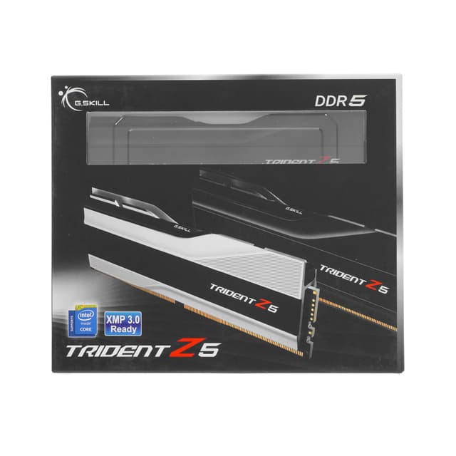 Комплект модулей памяти, G.SKILL, Trident Z5 F5-5600J4040C16GX2-TZ5K (Kit 2x16GB), DDR5, 32GB, CL40, 1.20V, DIMM <PC5-44800/5600MHz>, Черный