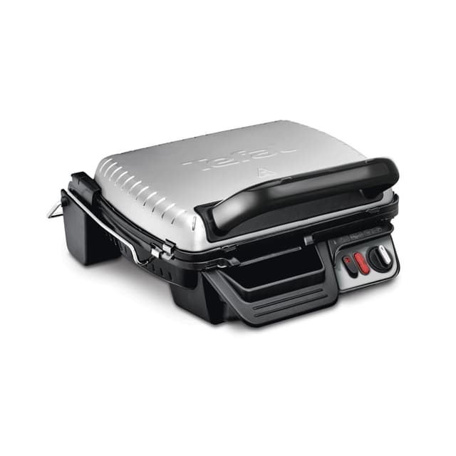 Гриль, Tefal, Health Grill Comfort GC306012, Мощность 2000Вт, Съемные панели + поддон для жира, Использование в положении барбекю, Съемные панели, Стальной