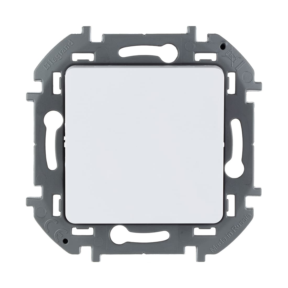 Переключатель одноклавишный, Legrand, 673650, Inspiria 10 AX 250 В белый