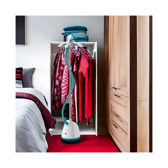 Отпариватель, Tefal, IT2460E0, Мощность 1800 Вт, Подача пара 37 г/мин, Резервуар для воды 1.5л, Вертикальное отпаривание, Белый-Бирюзовый