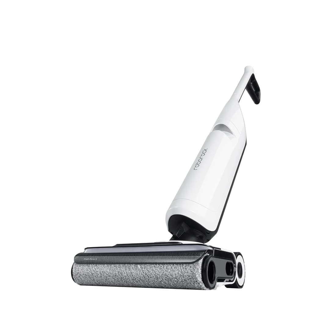 Беспроводной вертикальный пылесос, Roborock, Flexi Pro (WD3D1A/WD3D1A01-07), с функцией влажной уборки, Ёмкость аккумулятора 4000 мАч, Автономная работа 50 мин, Время зарядки 4 ч, Уровень шума 78 дБ, LED дисплей, Функция самоочистки и самосушки под 70°, Черно-белый