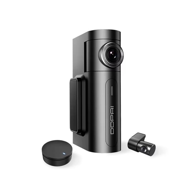 Видеорегистратор, DDPai, Dash Cam X2S Pro + 4G, Передняя камера 1440P, Задняя камера 1080P, Встроенный 3-осевой гиросенсор, Черный